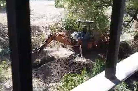 Maquinaria dren arenal