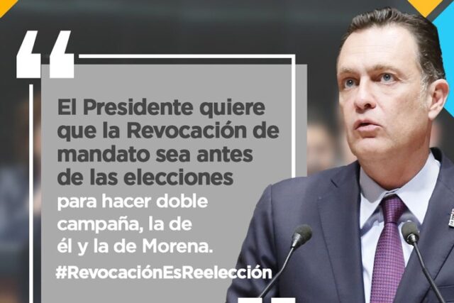 Inaceptable la propuesta del presidente para llevar a cabo la revocación de mandato: Mauricio Kuri