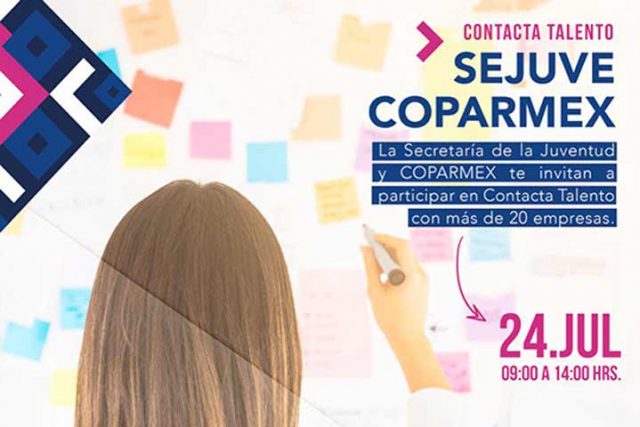 Más de 500 vacantes para jóvenes en la Segunda Feria del Empleo de Sejuve y Coparmex