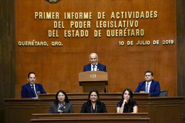LIX Legislatura de Querétaro rinde su primer informe de actividades
