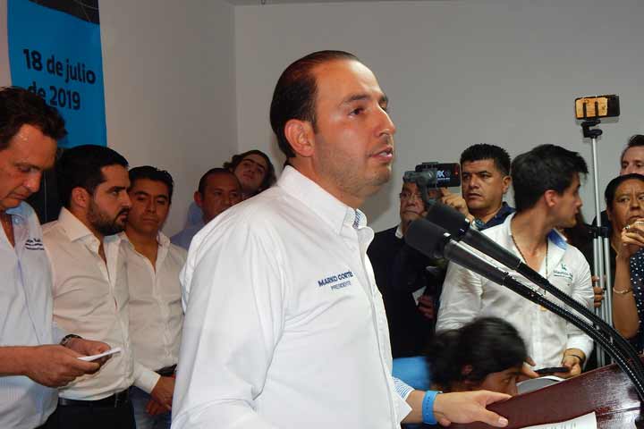 Senador Mauricio Kuri inaugura Casa de Enlace acompañado por Marko Cortés 