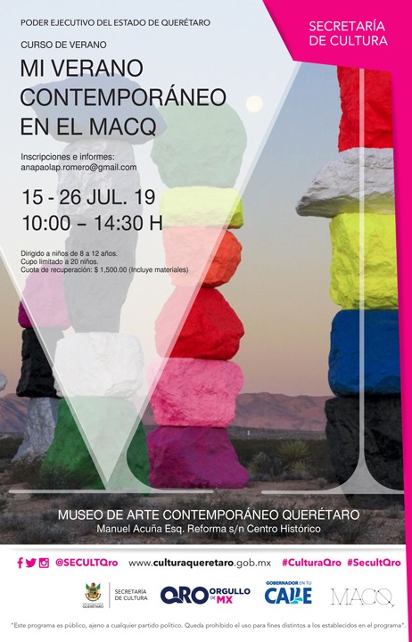 Este curso de verano busca introducir a los niños a la teoría y práctica del arte contemporáneo, indagando sobre el potencial artístico en edades tempranas