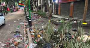 Festejos por el triunfo del Tri generaron 40 toneladas de basura en la CDMX