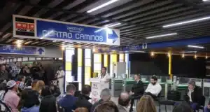 Con dos semanas de retraso Brugada “inaugura” estaciones de la Línea 2 del Metro