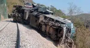 Se descarrila convoy del Tren Interoceánico; no reportan personas lesionadas