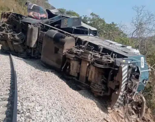 Se descarrila convoy del Tren Interoceánico; no reportan personas lesionadas